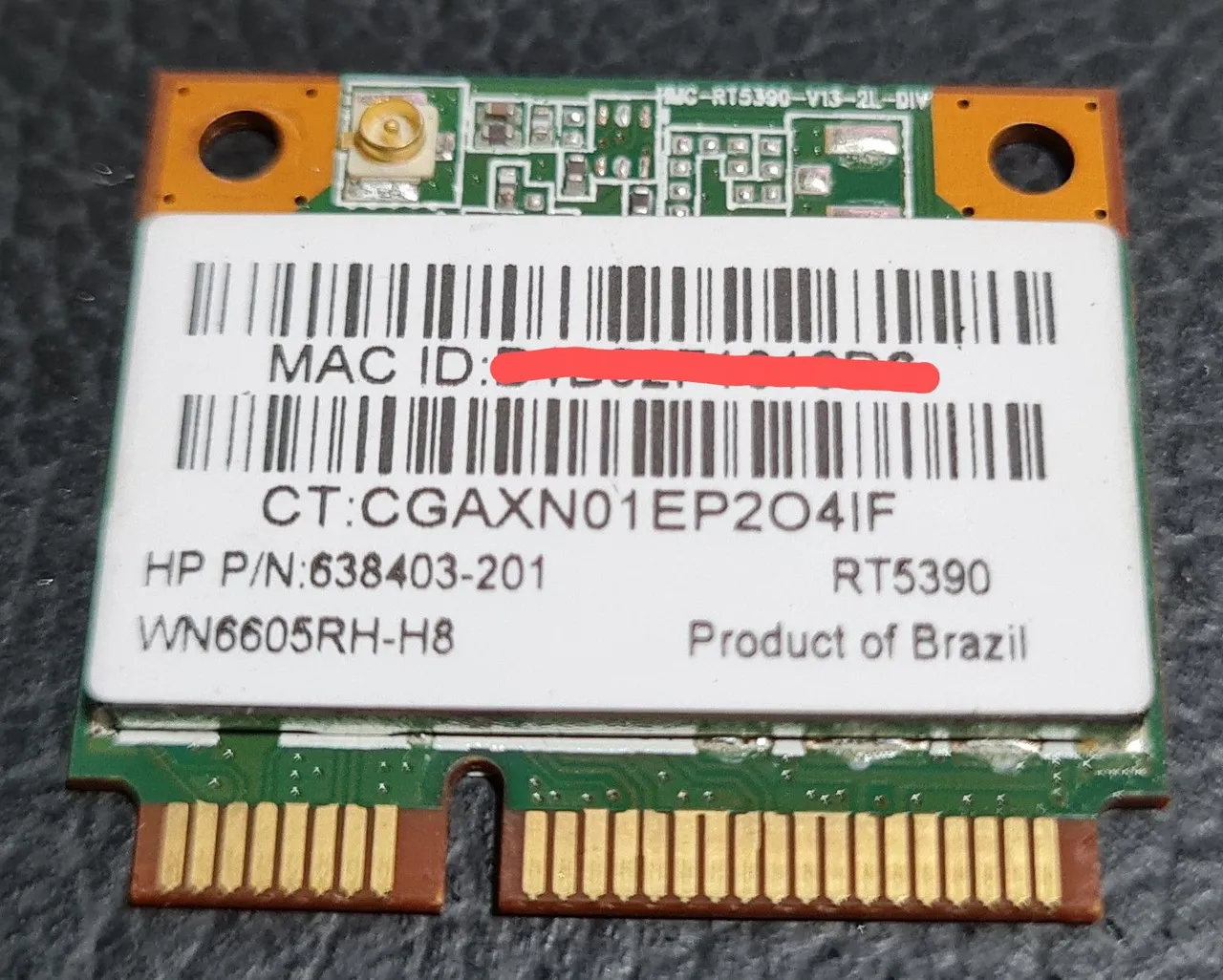 Placa de Rede Wireless HP RT5390