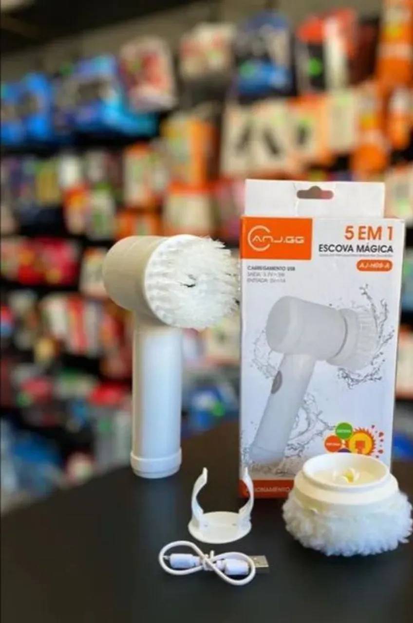 Escova de Limpeza Elétrica - PAGUE SOMENTE NA ENTREGA