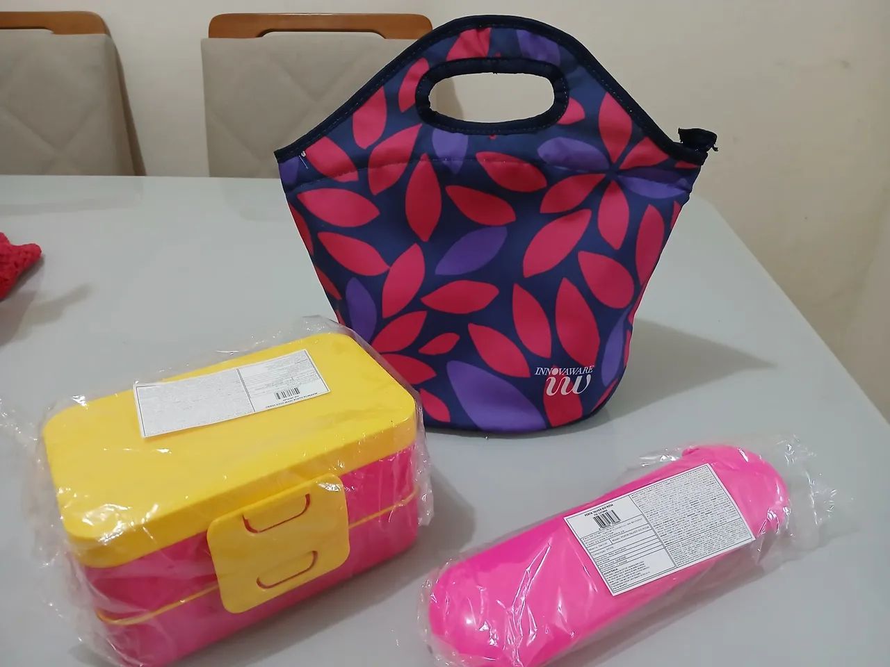 Vendo bolsa termica + marmita dupla + porta talher