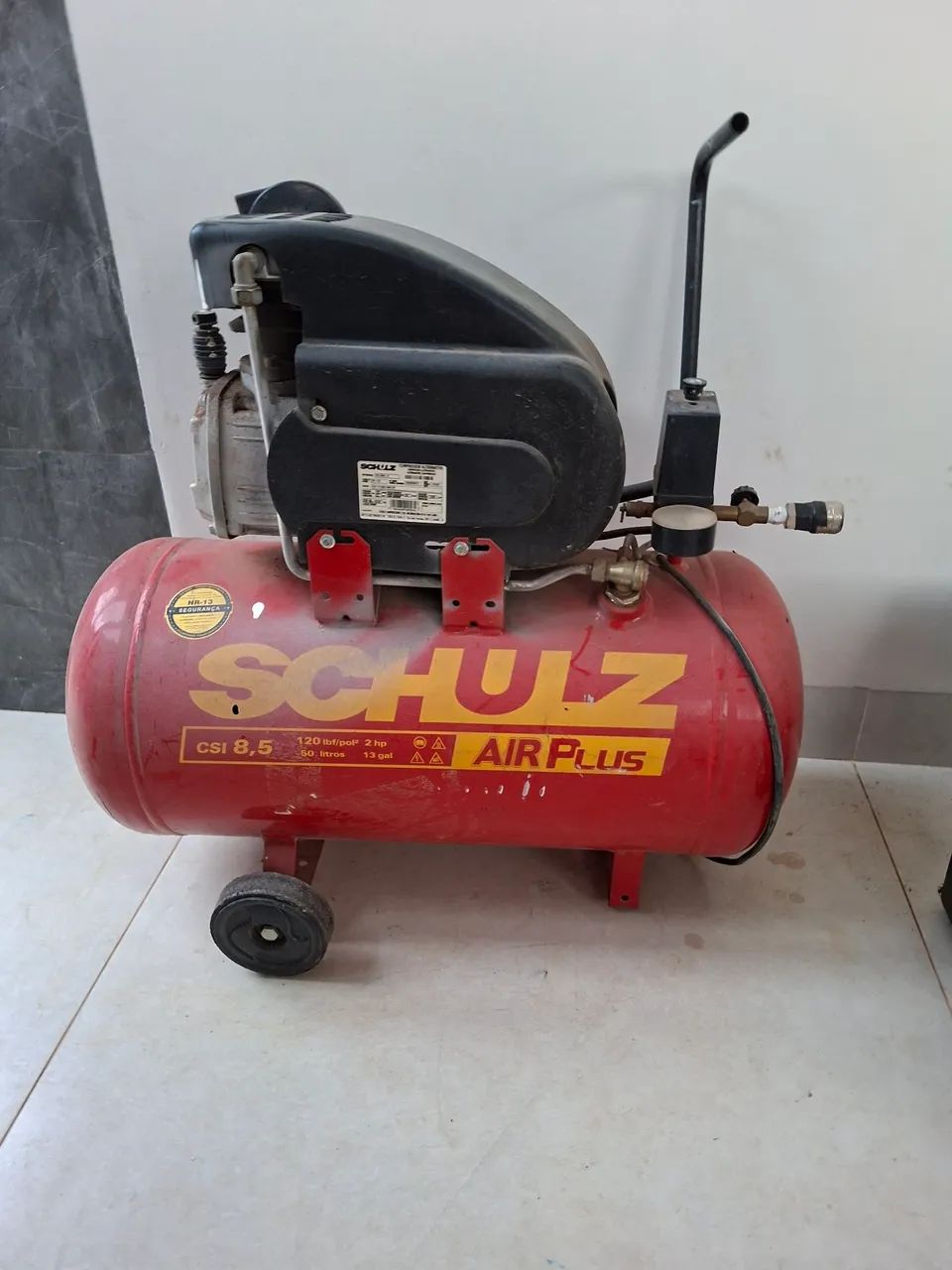 Compressor de ar Schulz e Pistola - Foto 2