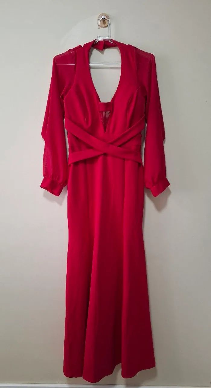 Vestido de festa vermelho