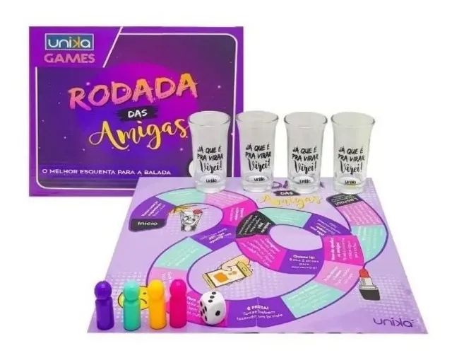 Jogo Rodada das Amigas - Jogo de Bebidas (Drinking Game) - Foto 4