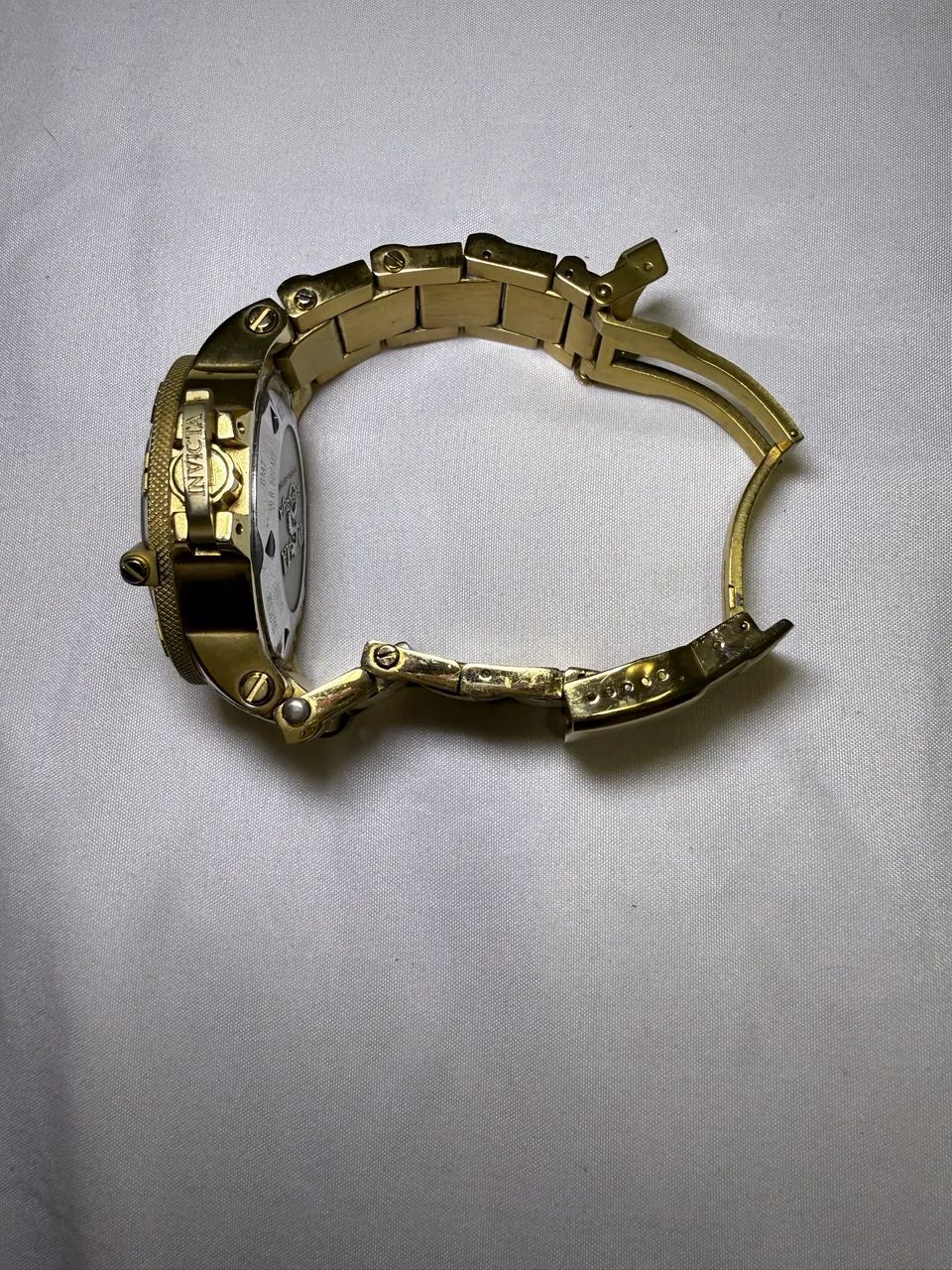 **Relogio Invicta 13921 ORIGINAL** Subaqua Noma Iii Banhado A Ouro 18k - Foto 4