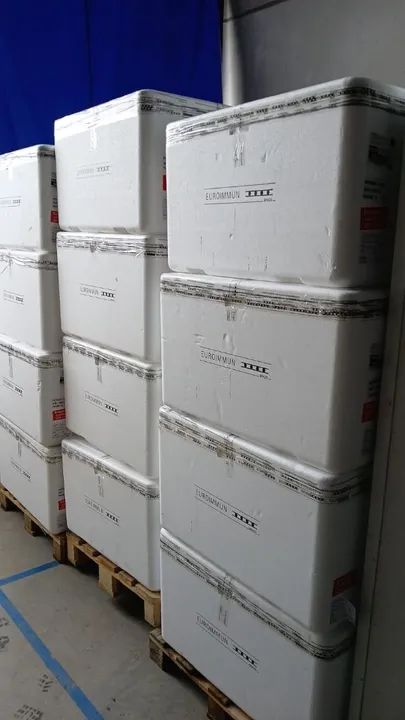 Caixas de Isopor 120 litros reforçada