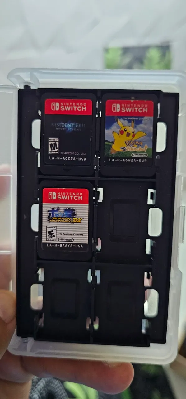 3 Jogos de Nintendo Switch loose