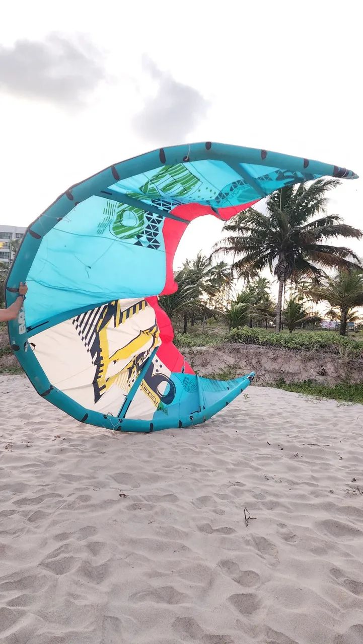 Pipa KiteSurf North 12 + barra + mochila 