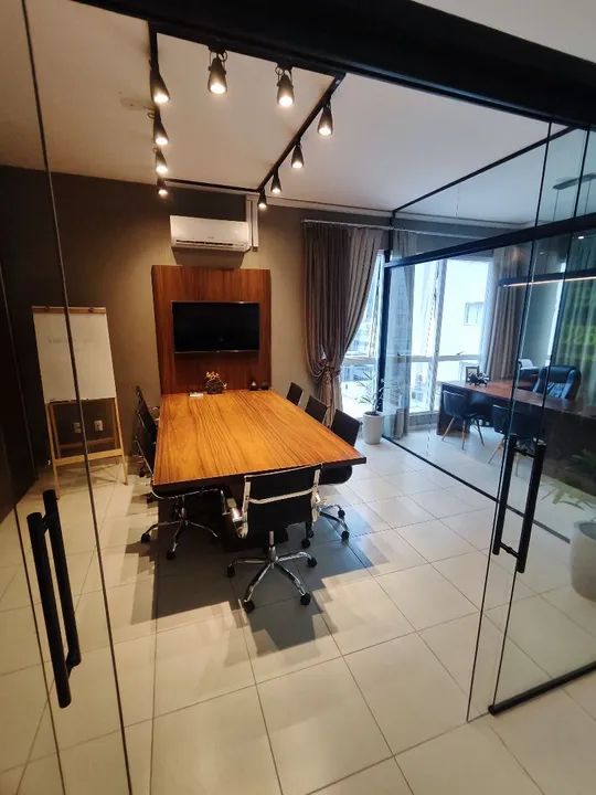 Escritório aéreo/sala comercial completo bairro Meia Praia - Itapema - SC 