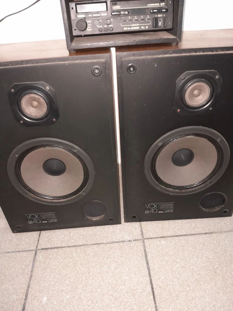 radio toca fitas bosch rio de janeiro pll 2 com 2 caixa polyvox e rack 2000  - Foto 5