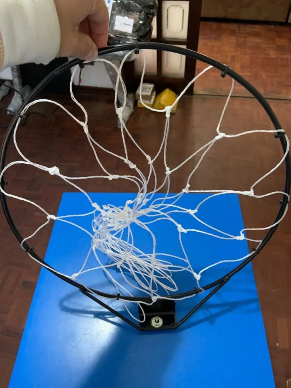 Cesta de basquete com rede 