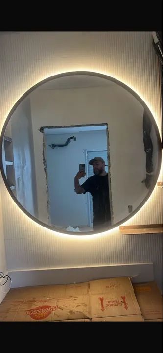 Espelho Redondo Iluminado