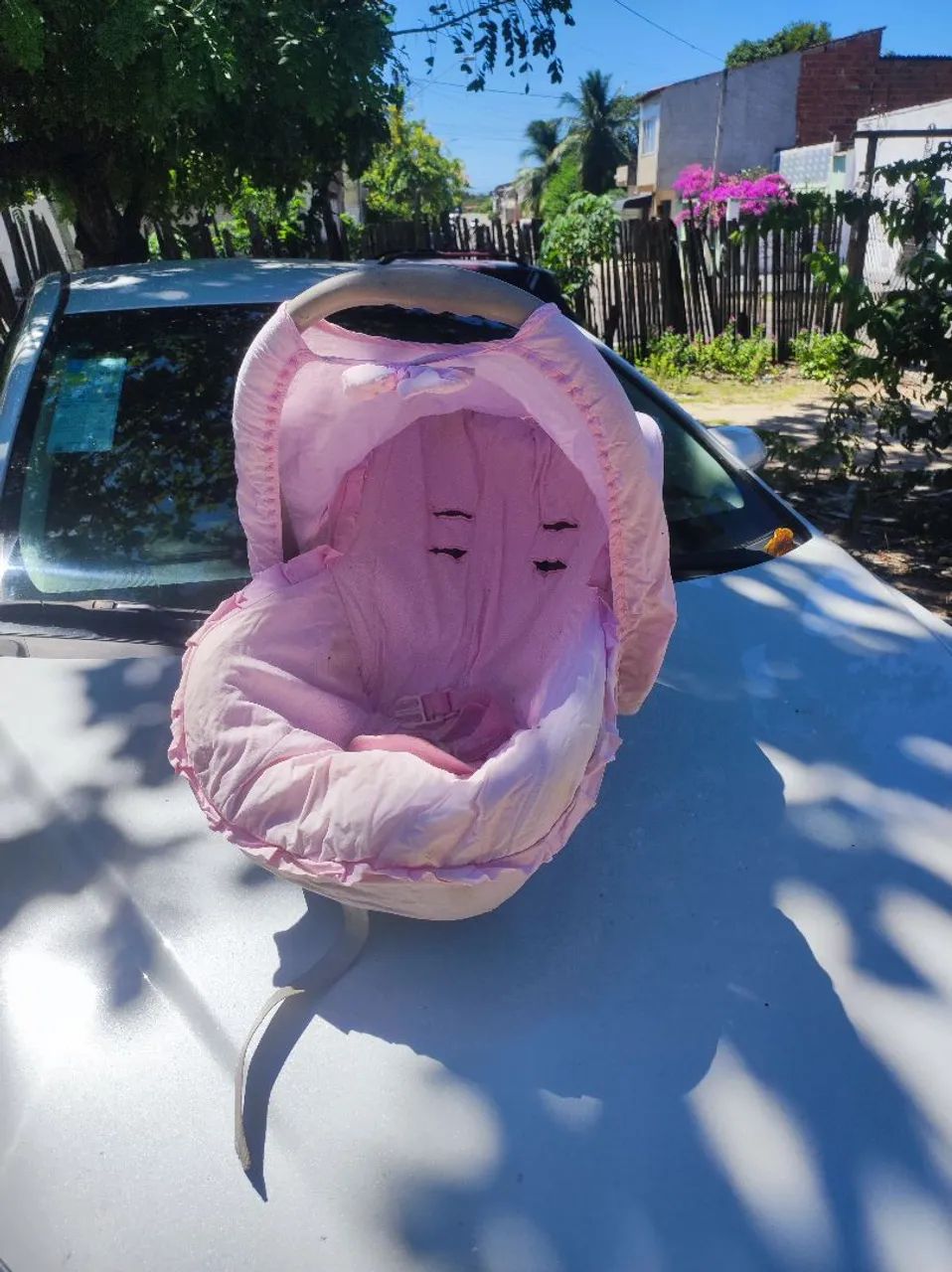 Bebê conforto rosa - Foto 3