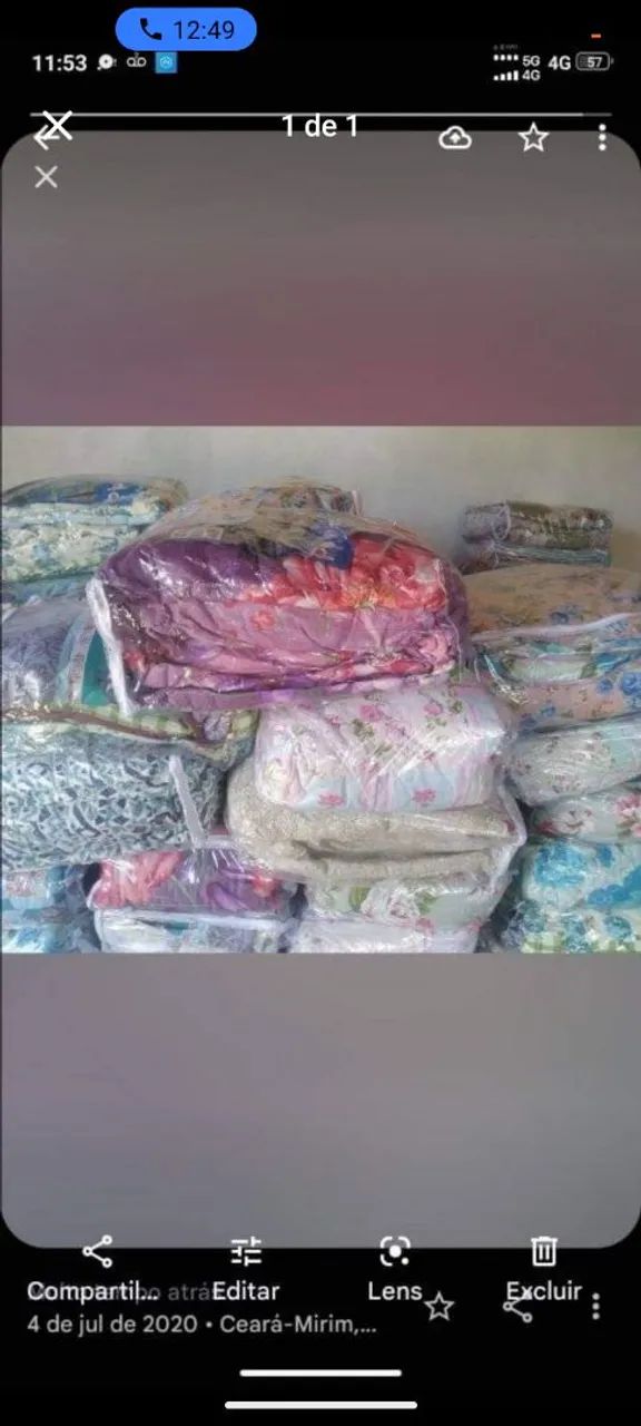 Queima de estoque Lote de edredons casal e solteiro!!