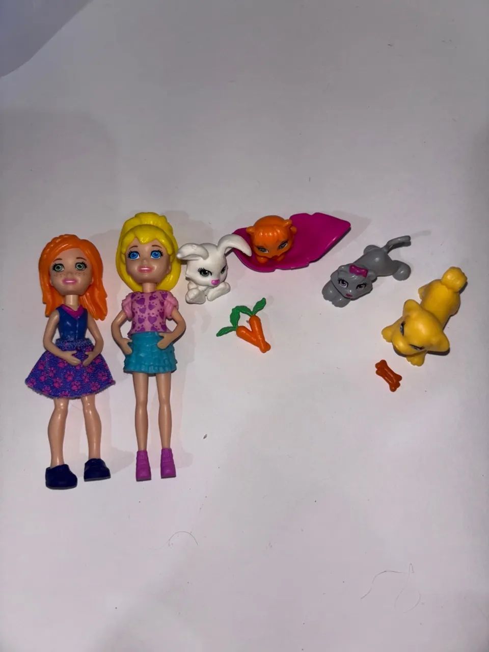 Polly Pocket e animais 