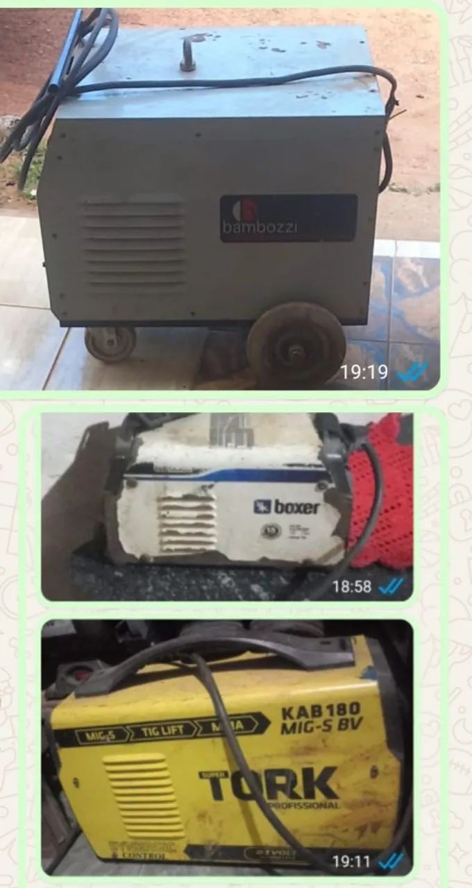 Máquinas de solda industrial - Venda de 3 unidades