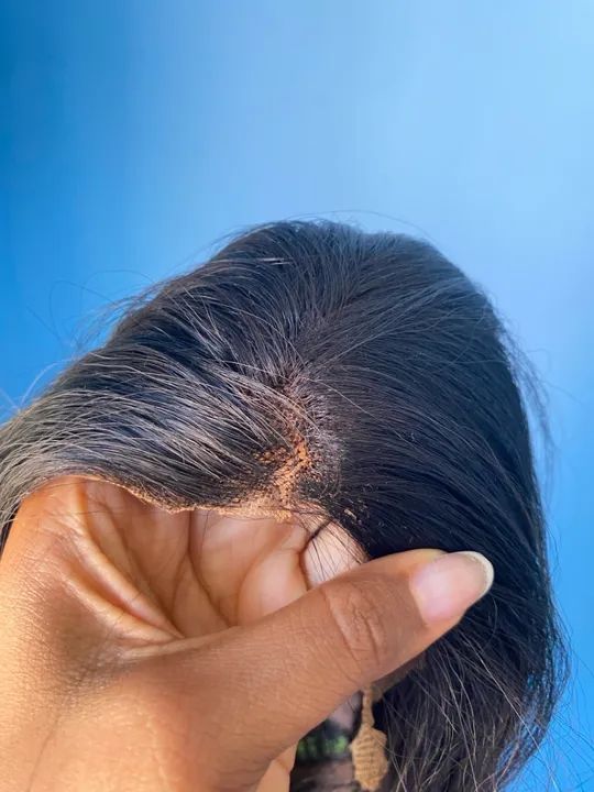 Lace Front com mechas repartição livre - Foto 5