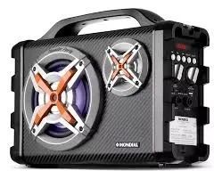 Caixa de som amplificada 100W RMS P10 Guitarra Microfone Com alça - Foto 4