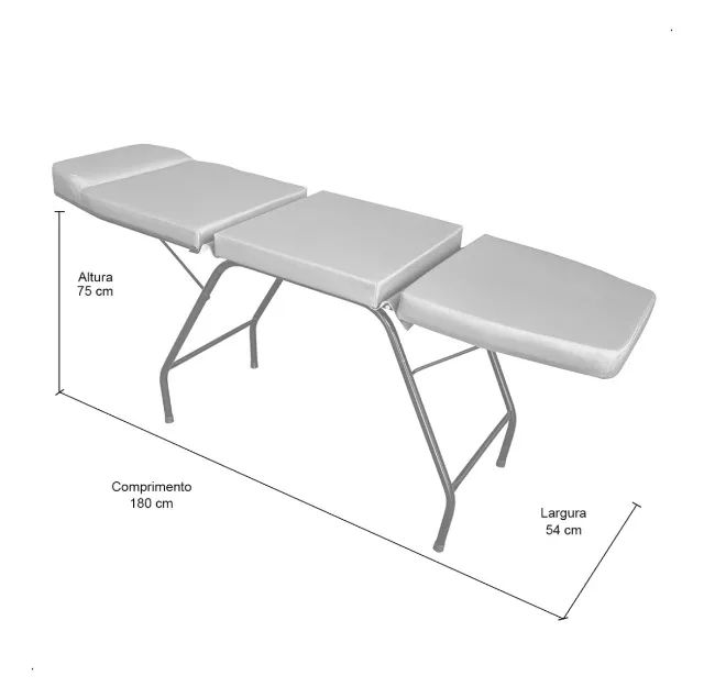 Maca 3 Posições Branca para Estética  - Foto 3