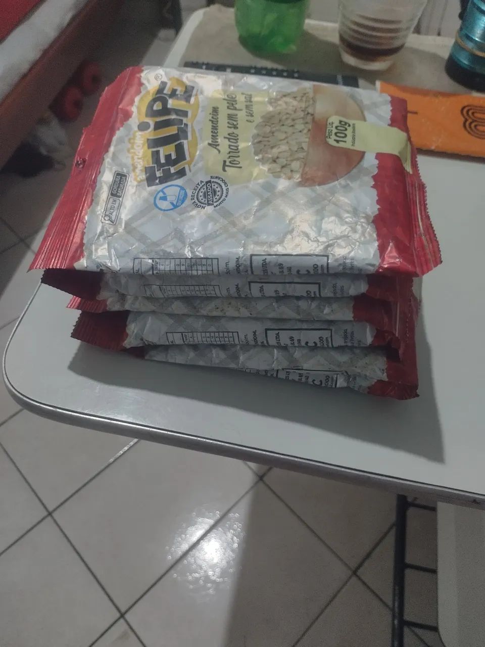 Amendoim Torrado Sem Pele E Sem Sal - Felipa - 100g - Foto 3