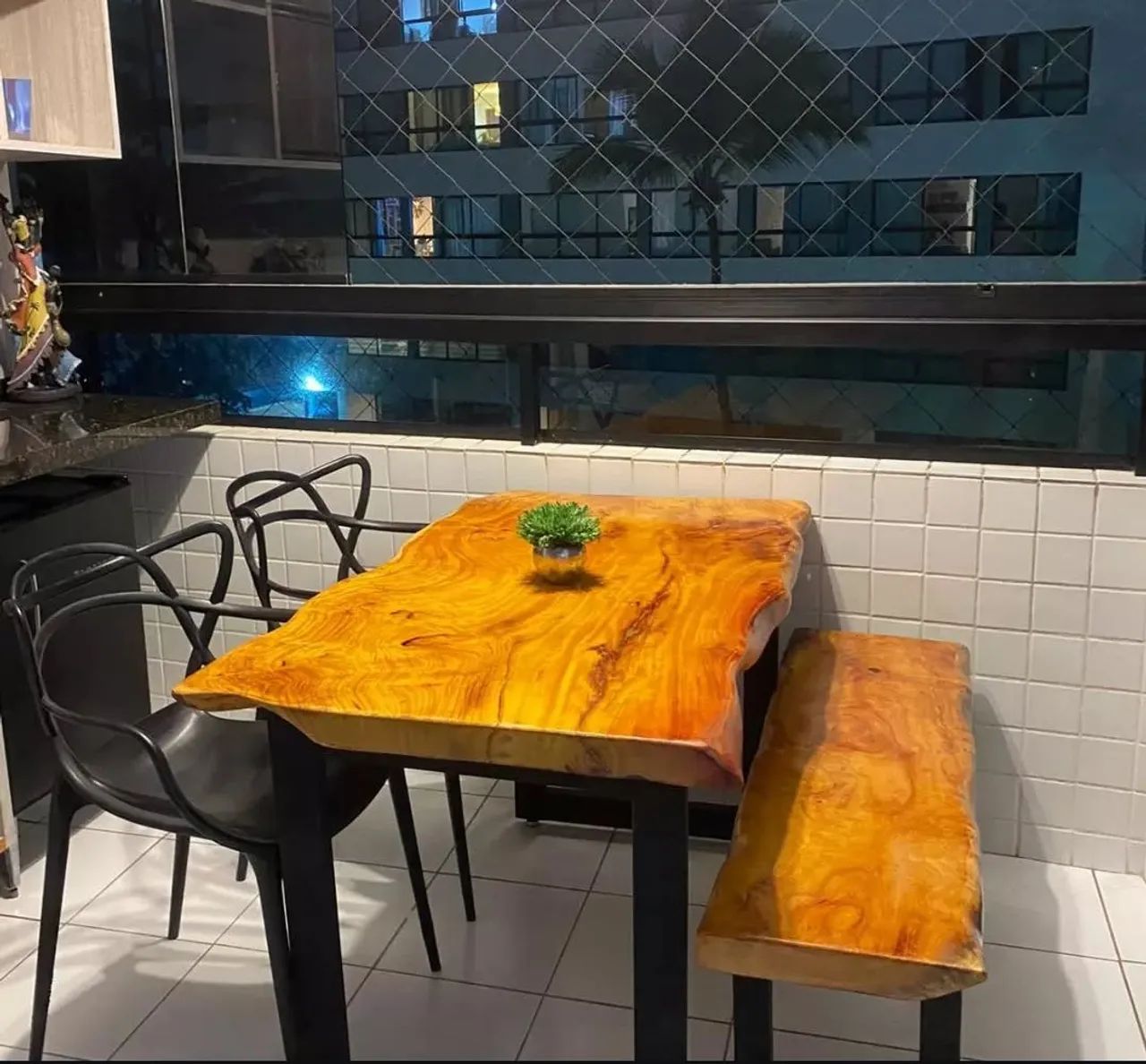 Mesa de Jantar + Banco 64187453025409121