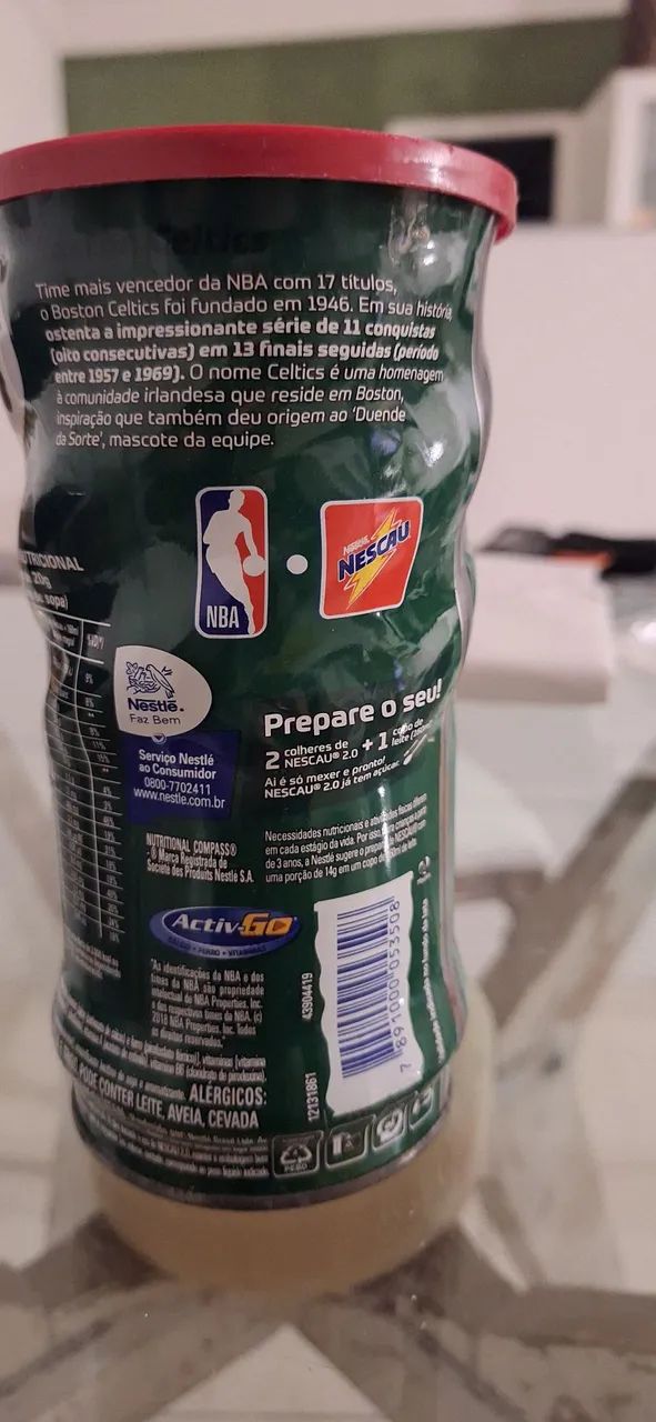 Lata Nescafe Boston Celtics 2019 - Foto 2