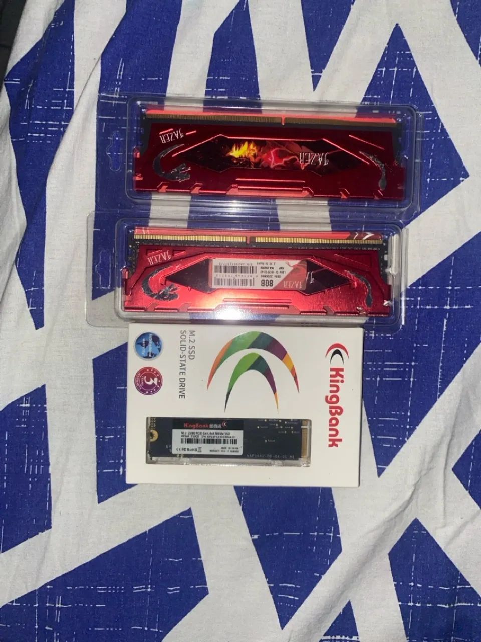 Memória RAM JAZER 2 PENTE DE 8GB (16GB) DDR4