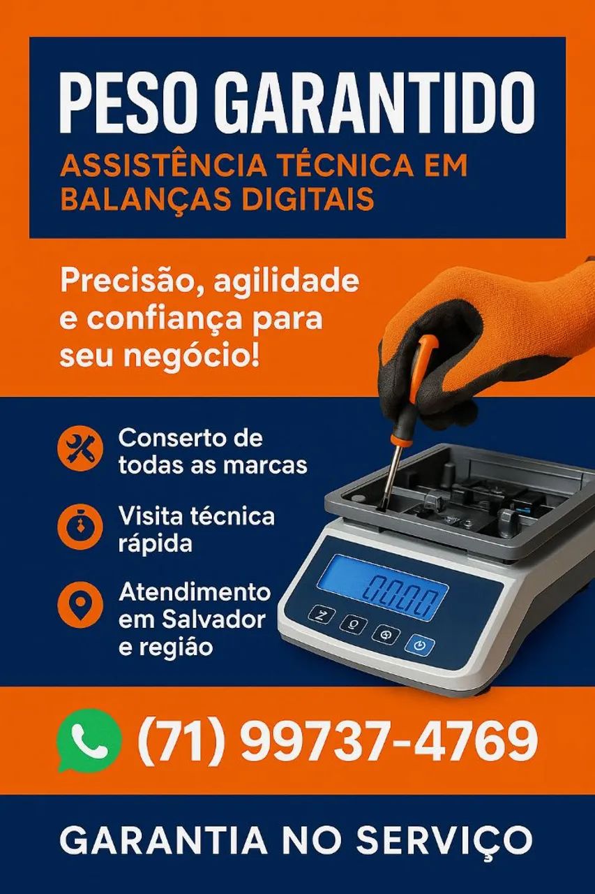 Calibração de balanças.
