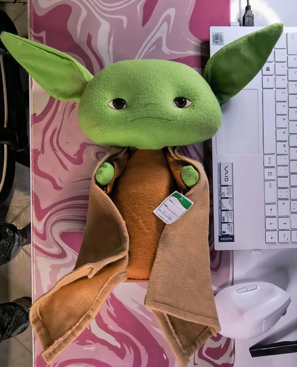 Boneco Artesanal Mestre Yoda