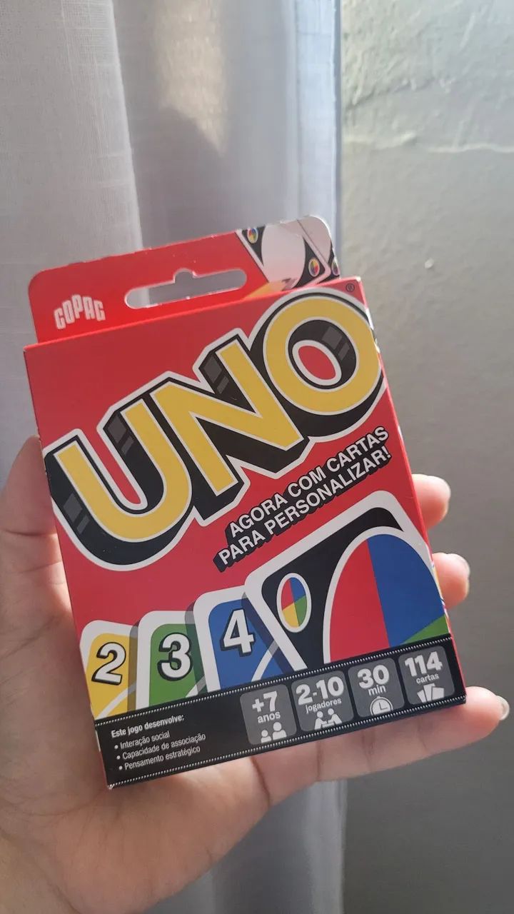 UNO - Jogo de Cartas Personalizável