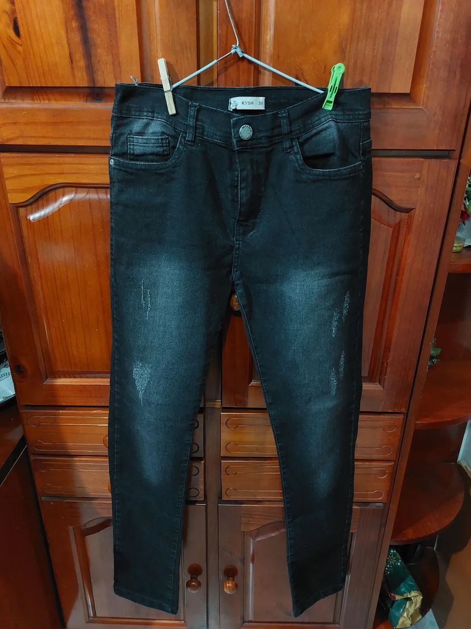 Calca Jeans preta - Tamanho 38