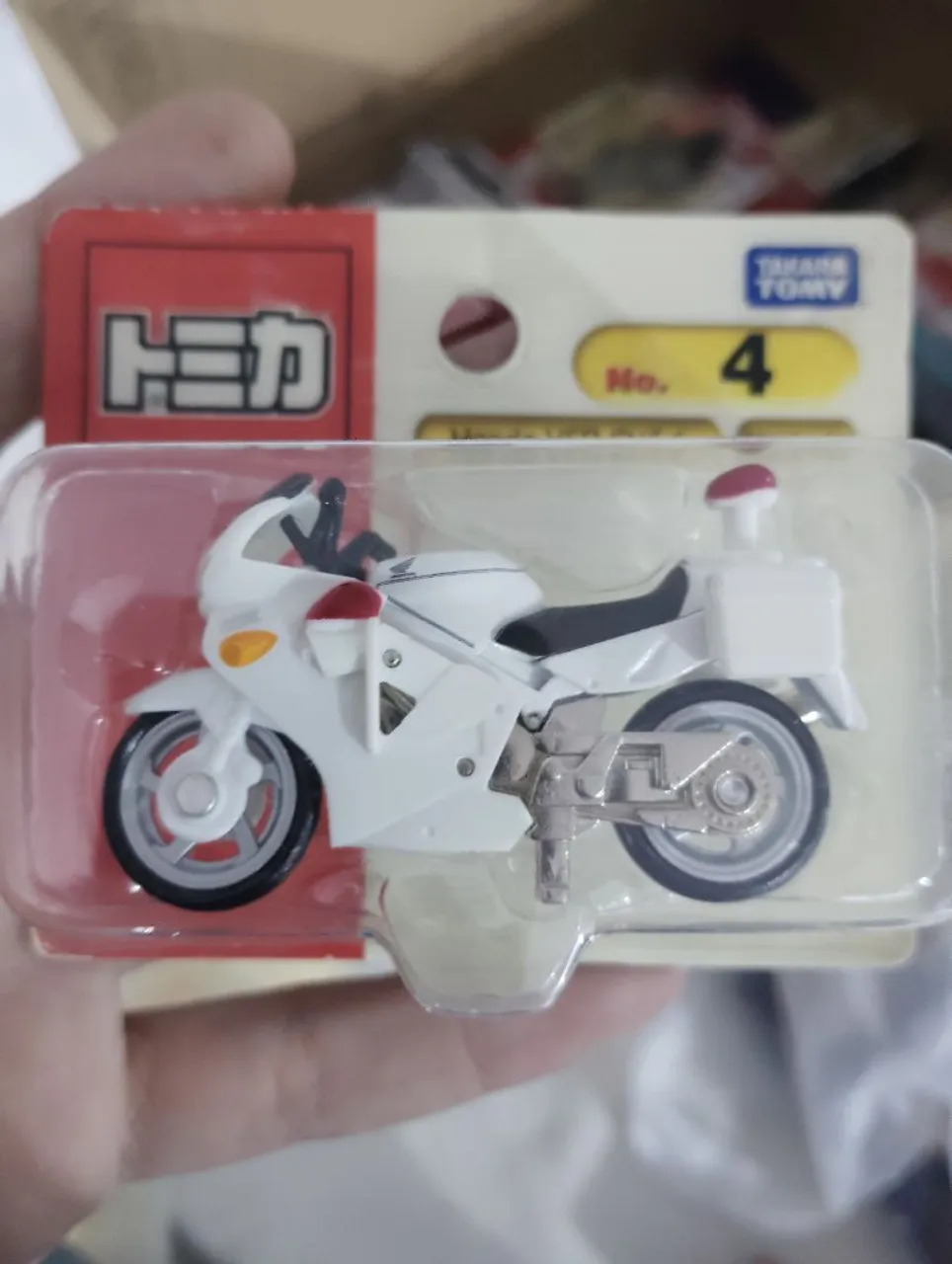 Miniatura Tomica Honda Motorcycle polícia
