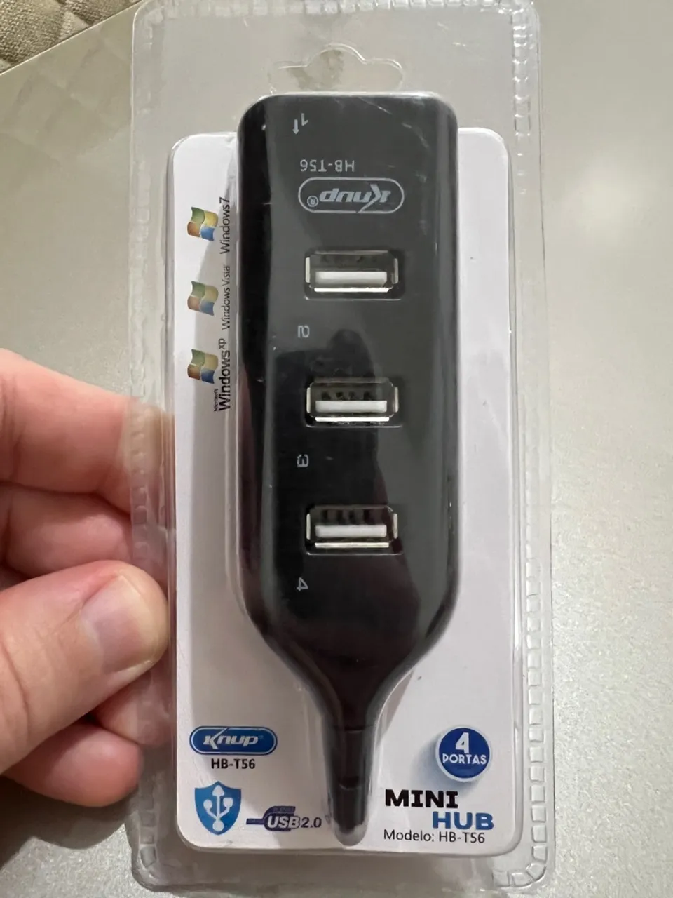 HUB SPLITTER 3 PORTAS USB 2.0