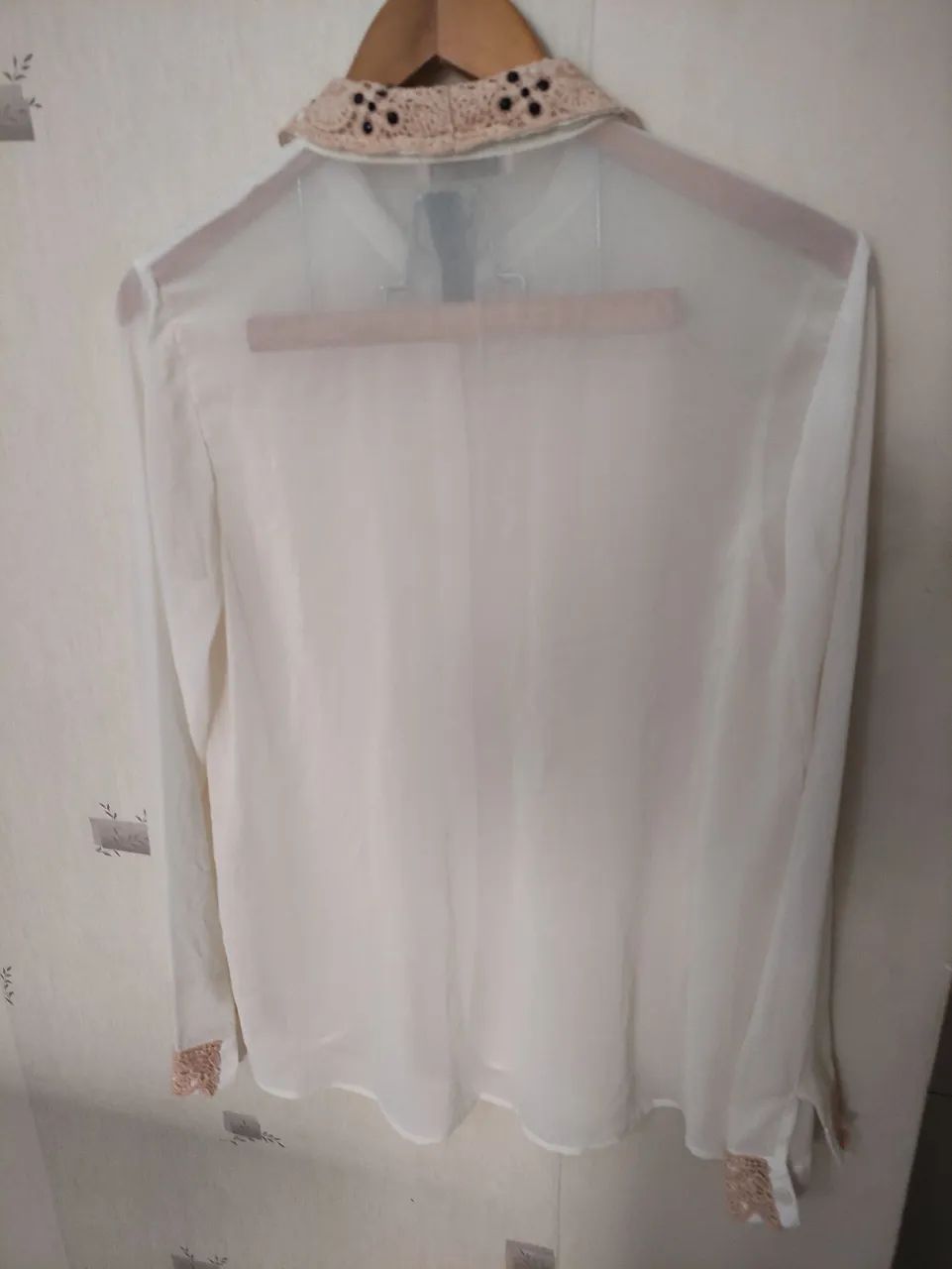 Alpelo camisa com renda gola até 44 - Foto 3