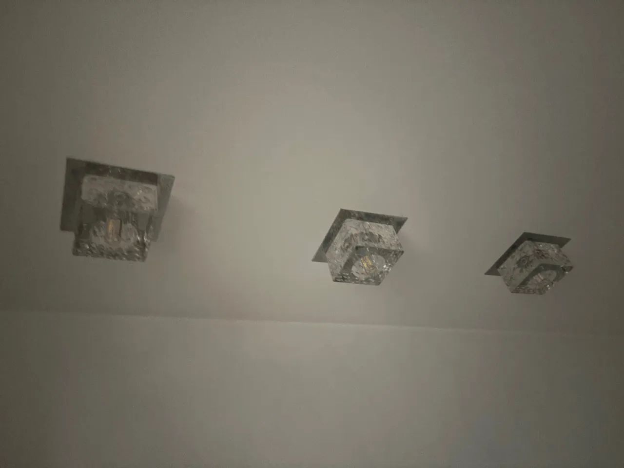 Conjunto de 3 luminária spot embutir - Foto 2