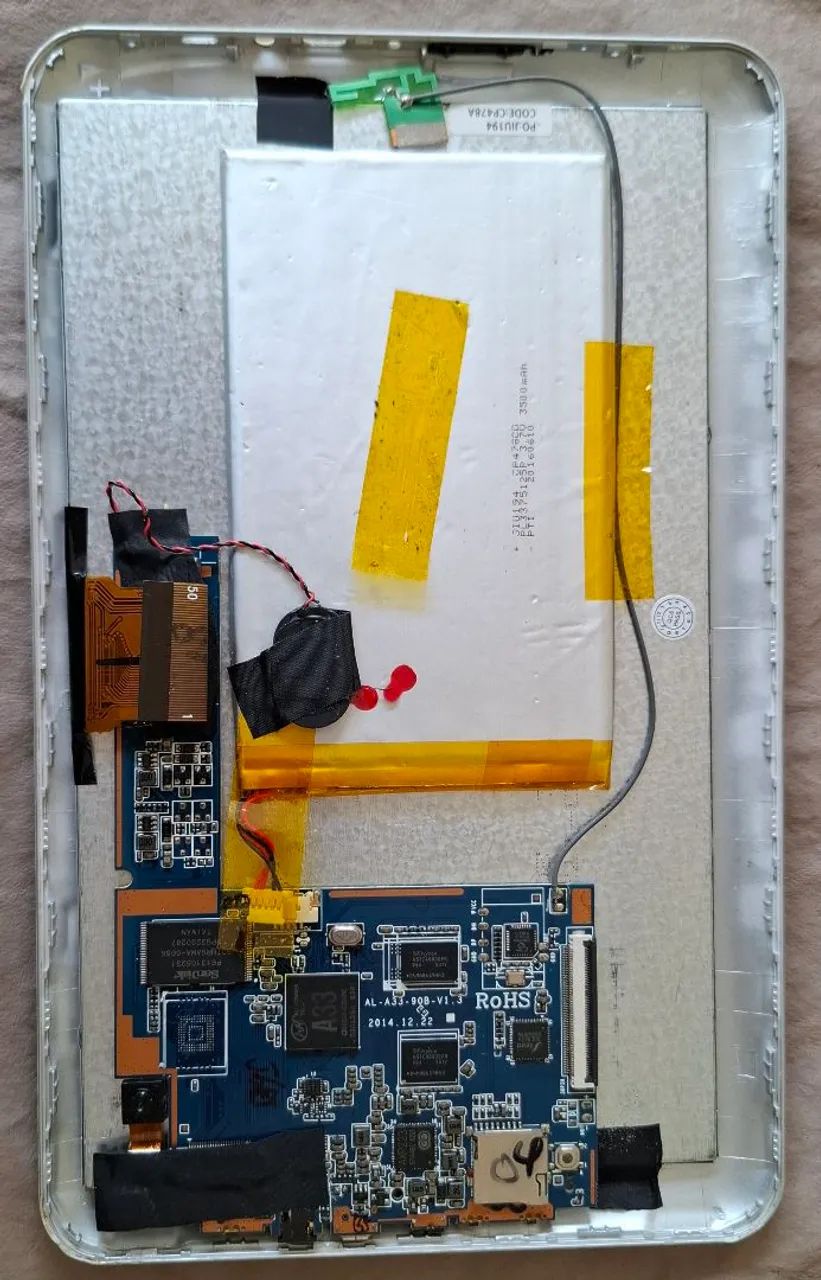 Tablet multilaser m9 quad core tela quebrada - Foto 3