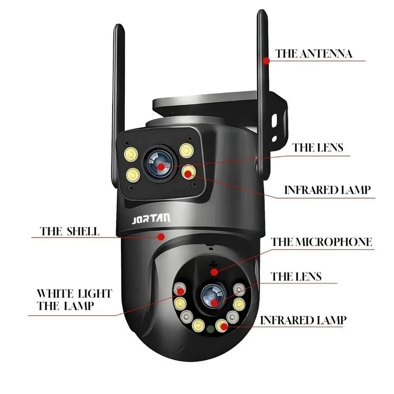 Câmera de Segurança Wi-Fi Full HD 1080P com Visão Noturna - Foto 2