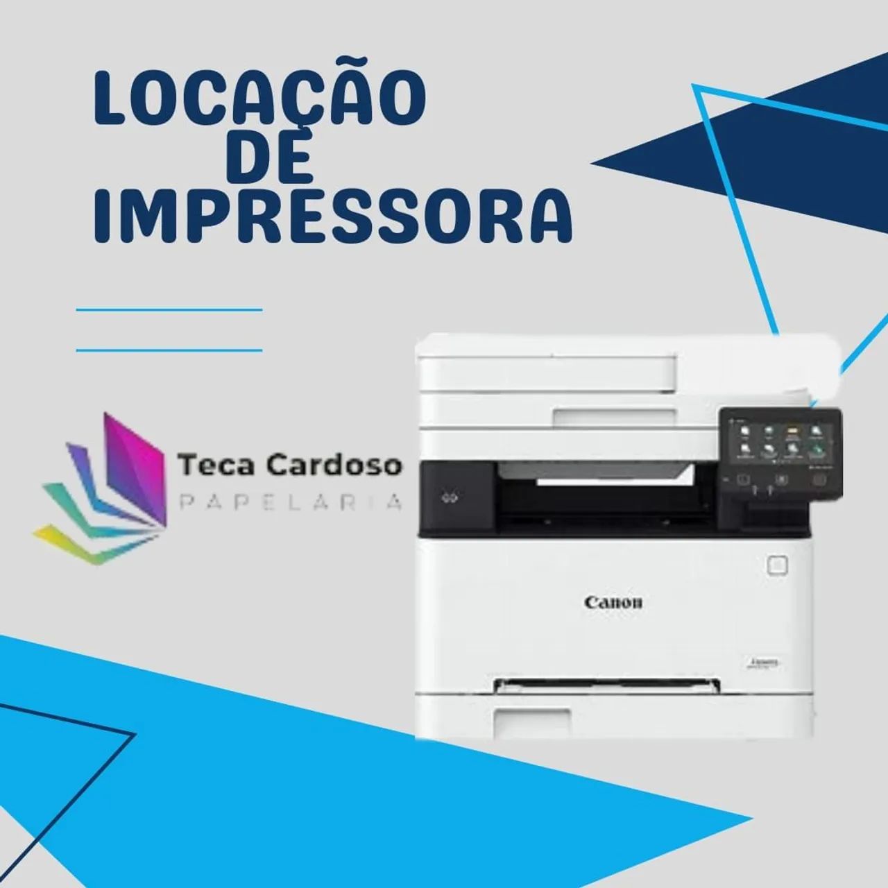Locação de Impressora, Multifuncional monocromática, multifuncional color e crachá .