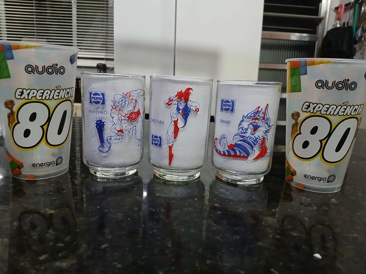 Copos de vidro Pepsi Thundercats 1986 - Foto 4
