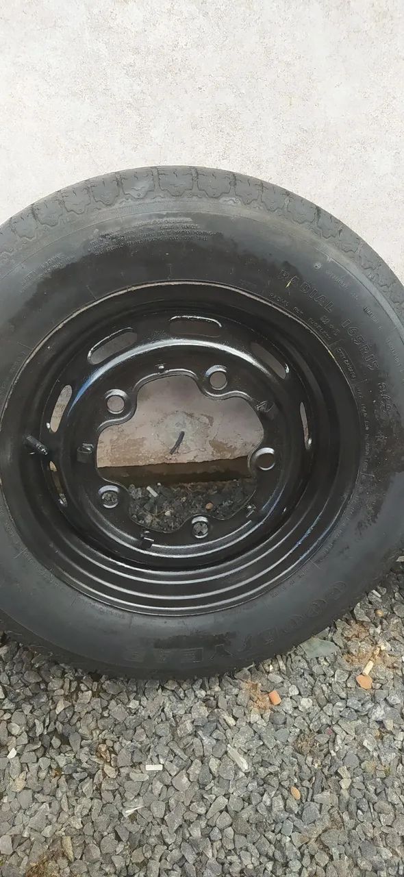 Rodas 15"  VW Fusca c/ pneus  - Foto 3