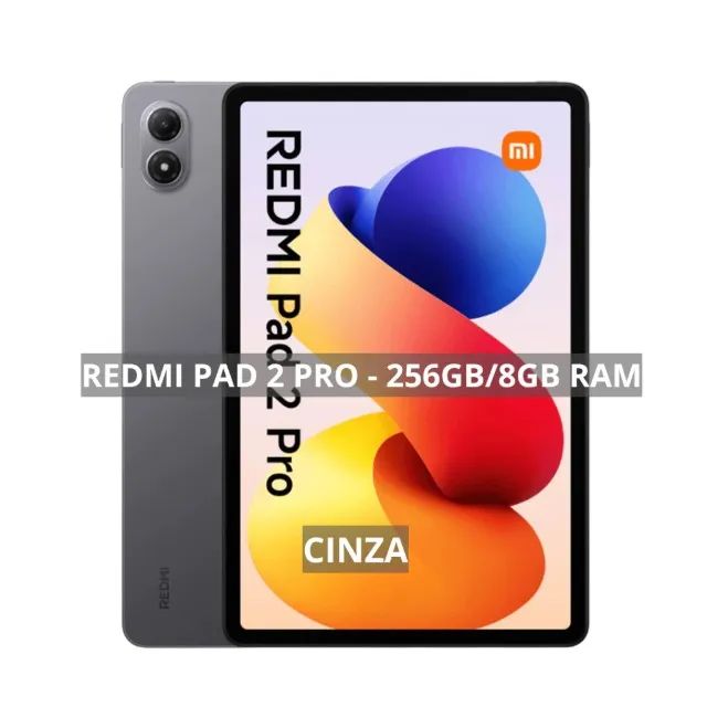 Tablet Redmi Pad 2 PRO, Processador Snapdragon 7s Gen 4, Bateria