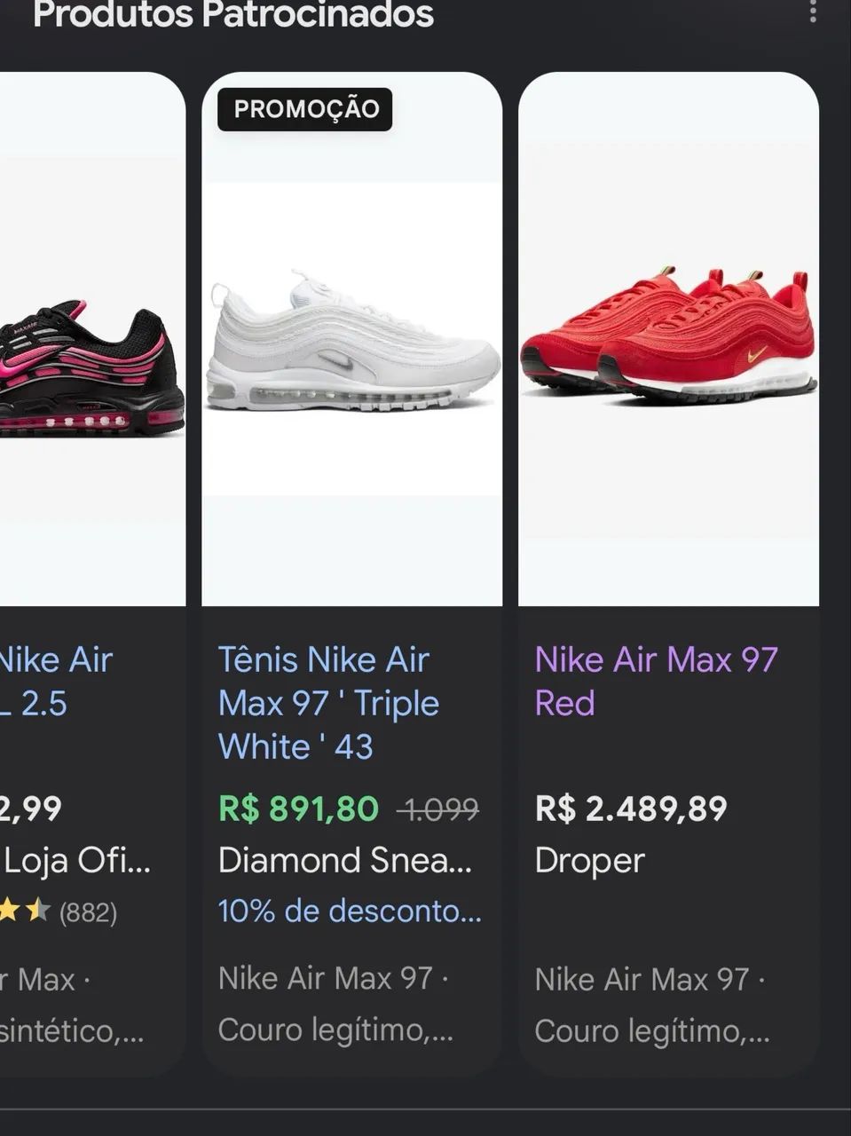 Nike Air Max 97 Triple Red - Tamanho 44 - Foto 6
