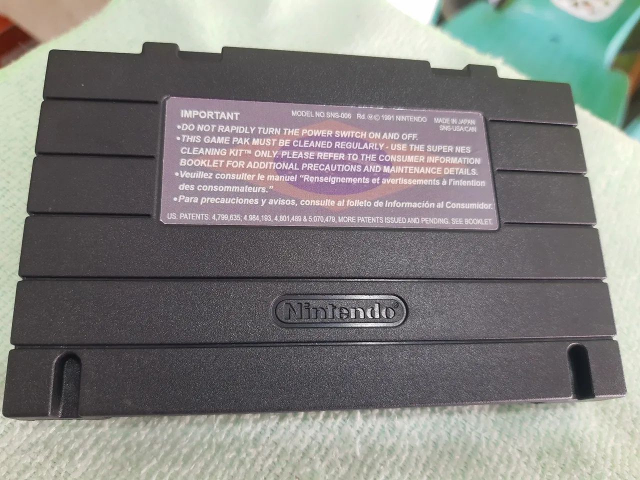 BLACK THORNE SUPER NINTENDO PCB ORIGINAL DA NINTENDO  - Foto 4