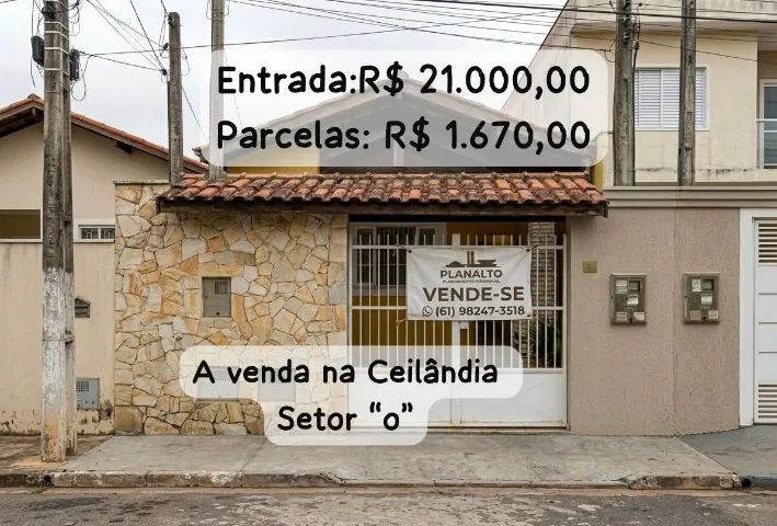 Casa a venda na Ceilandia 