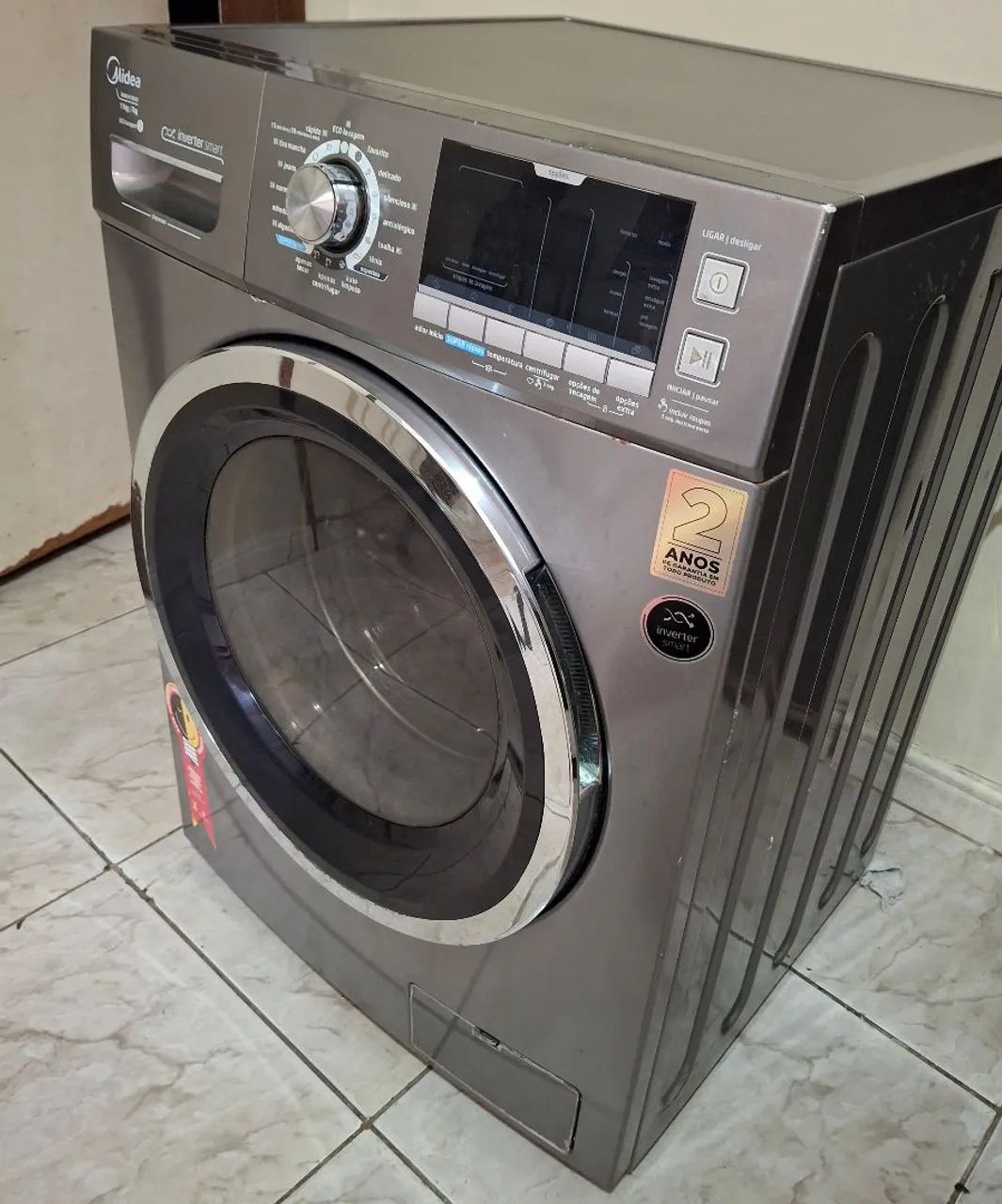 Máquina lava e secar inverter mideia 11kg  - Foto 3