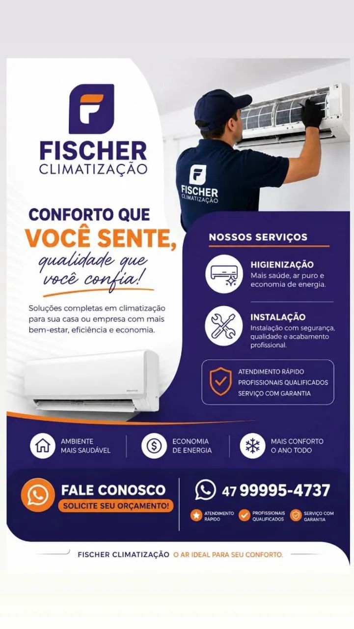 Higienização e instalação  