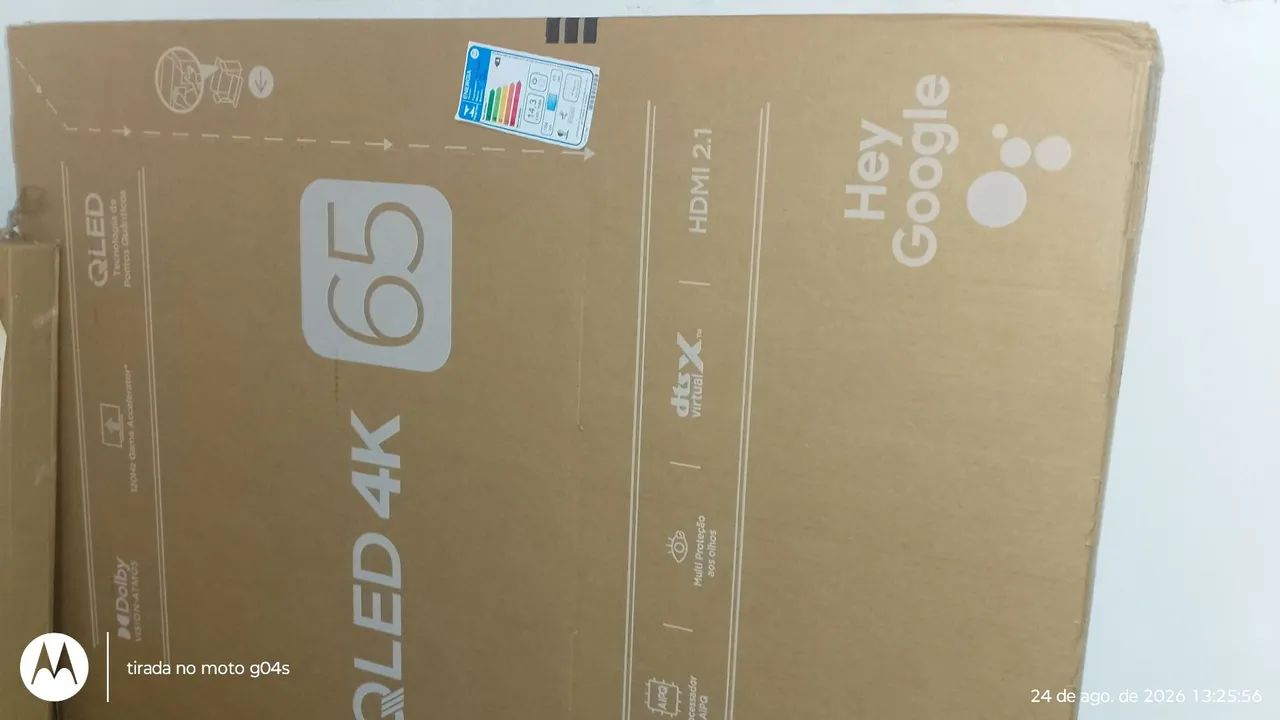 Vende-se um tv TCL 65 polegadas dóis ano de garantia  - Foto 4