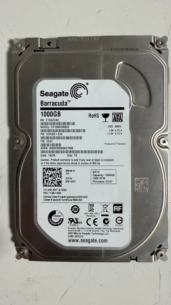 HD Seagate Barracuda 1t 100% Saudavel - Foto 2