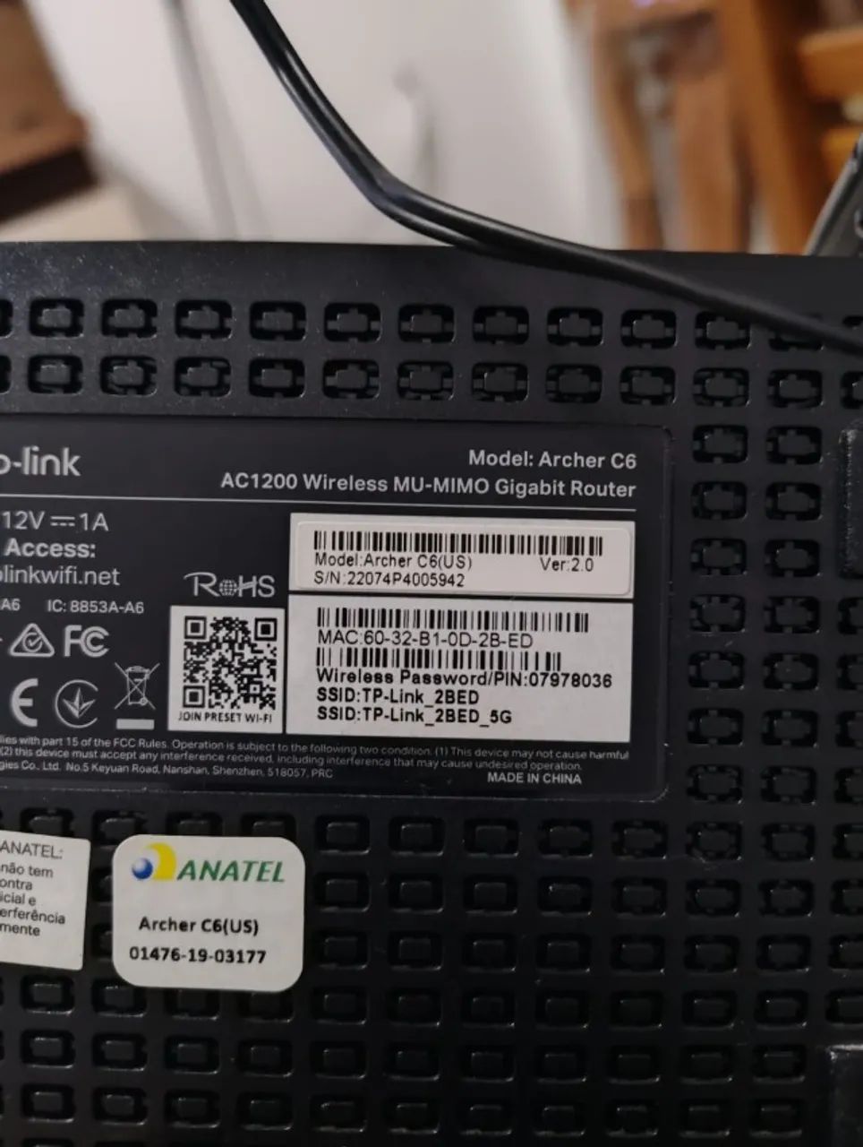 Roteador Wireless Gigabit MU-MIMO AC1200 Archer C6 - Foto 2