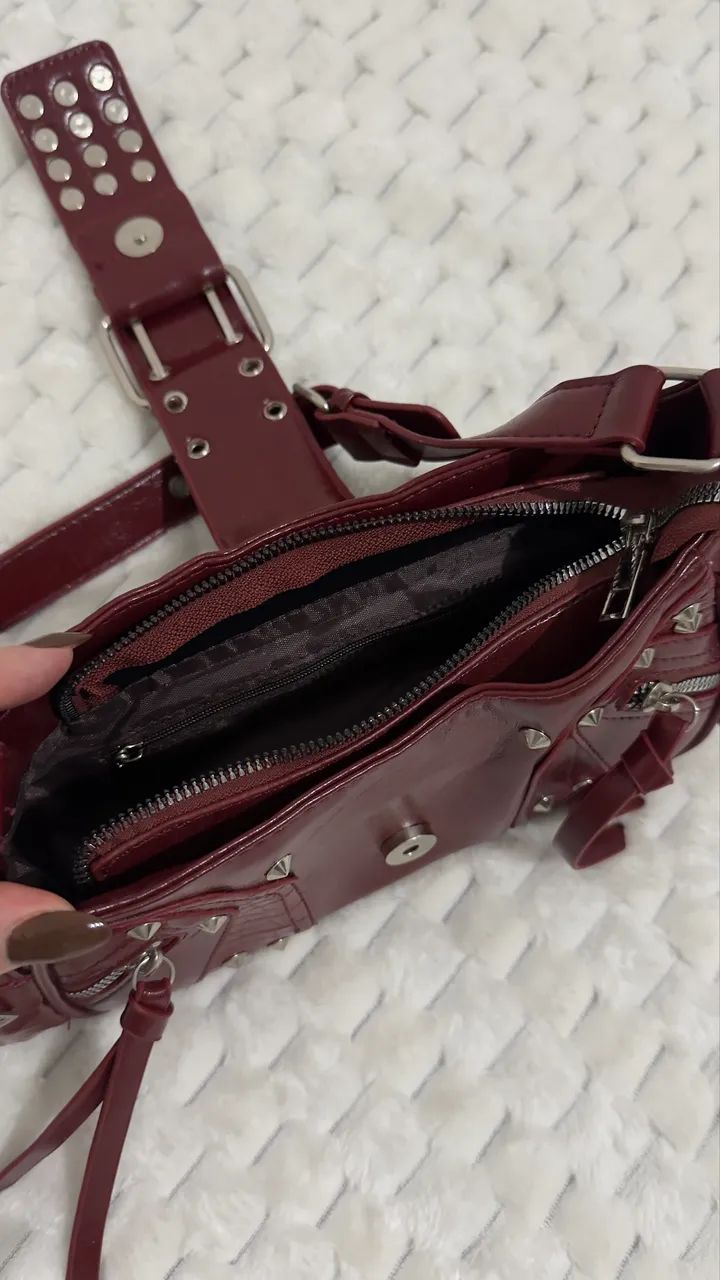 Bolsa bordo vintage - Foto 2