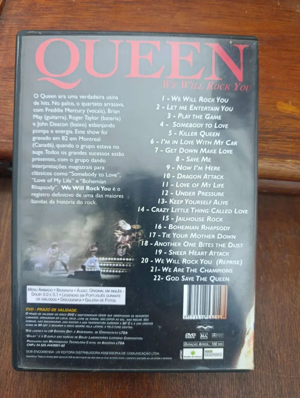 Dvd show Queen  - Foto 2