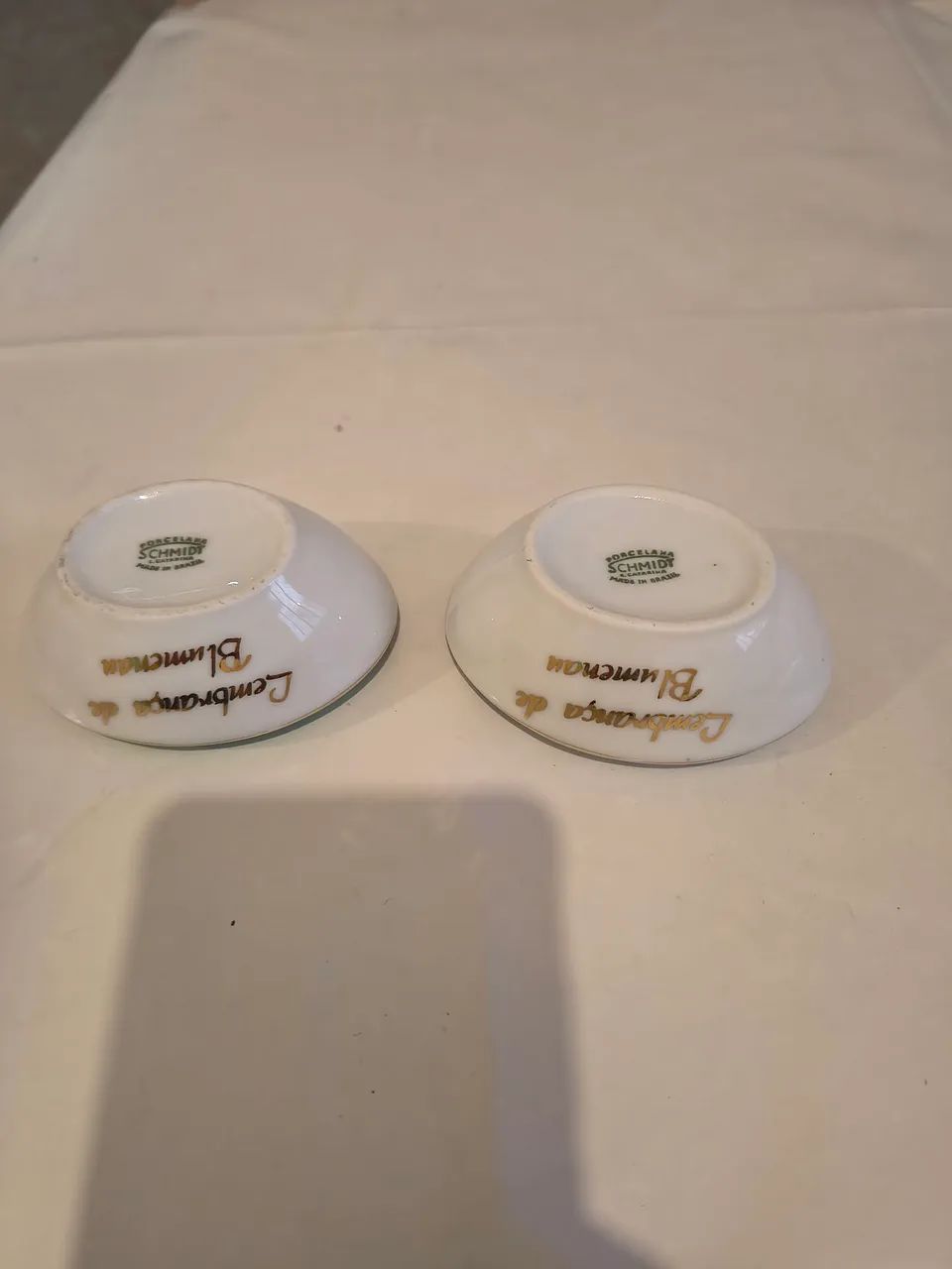 2 cinzeiros de porcelana antigos  - Foto 4